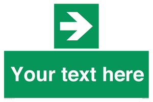 Custom Arrow Right Sign